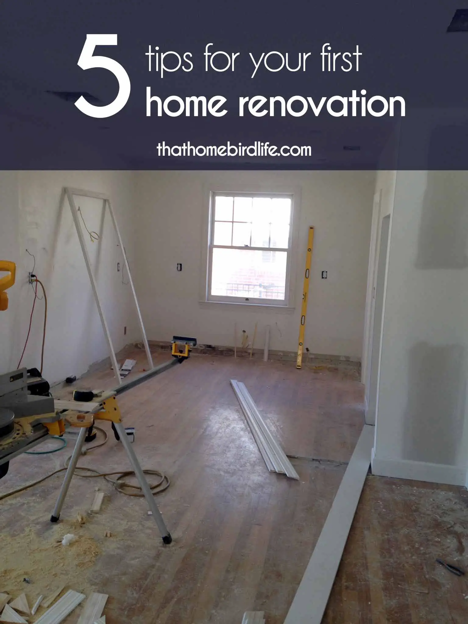 Everyone's renovation experience will look slightly different, depending on the extent of work, personal DIY skills, budget and location. Here are 5 tips for your first home renovation that I think apply to most projects, big or small.