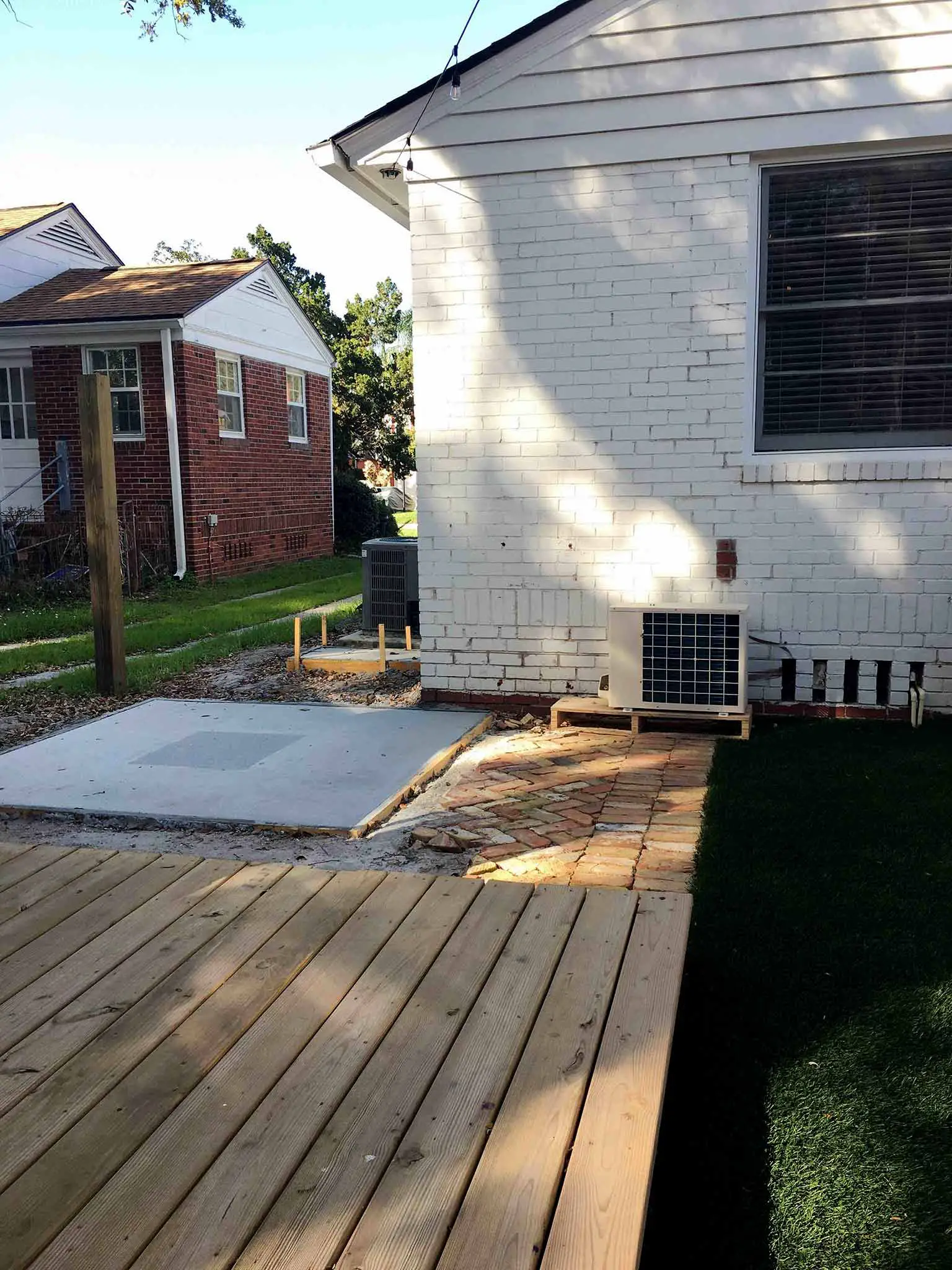 Space for the hot tub - How we planned our backyard space - That Homebird Life Blog