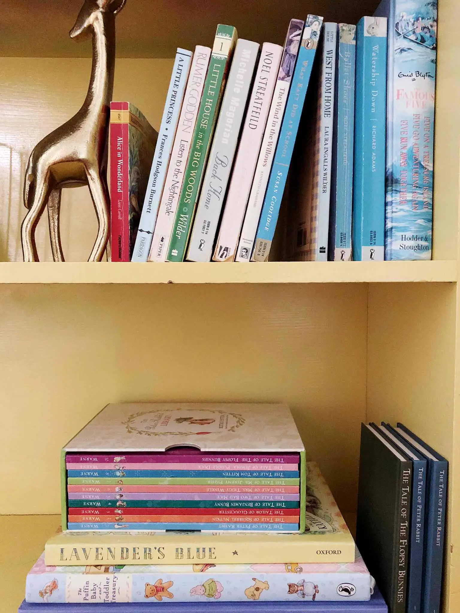 Book shelf styling - How to Declutter, Organize and Style Kids' Books - That Homebird Life Blog
