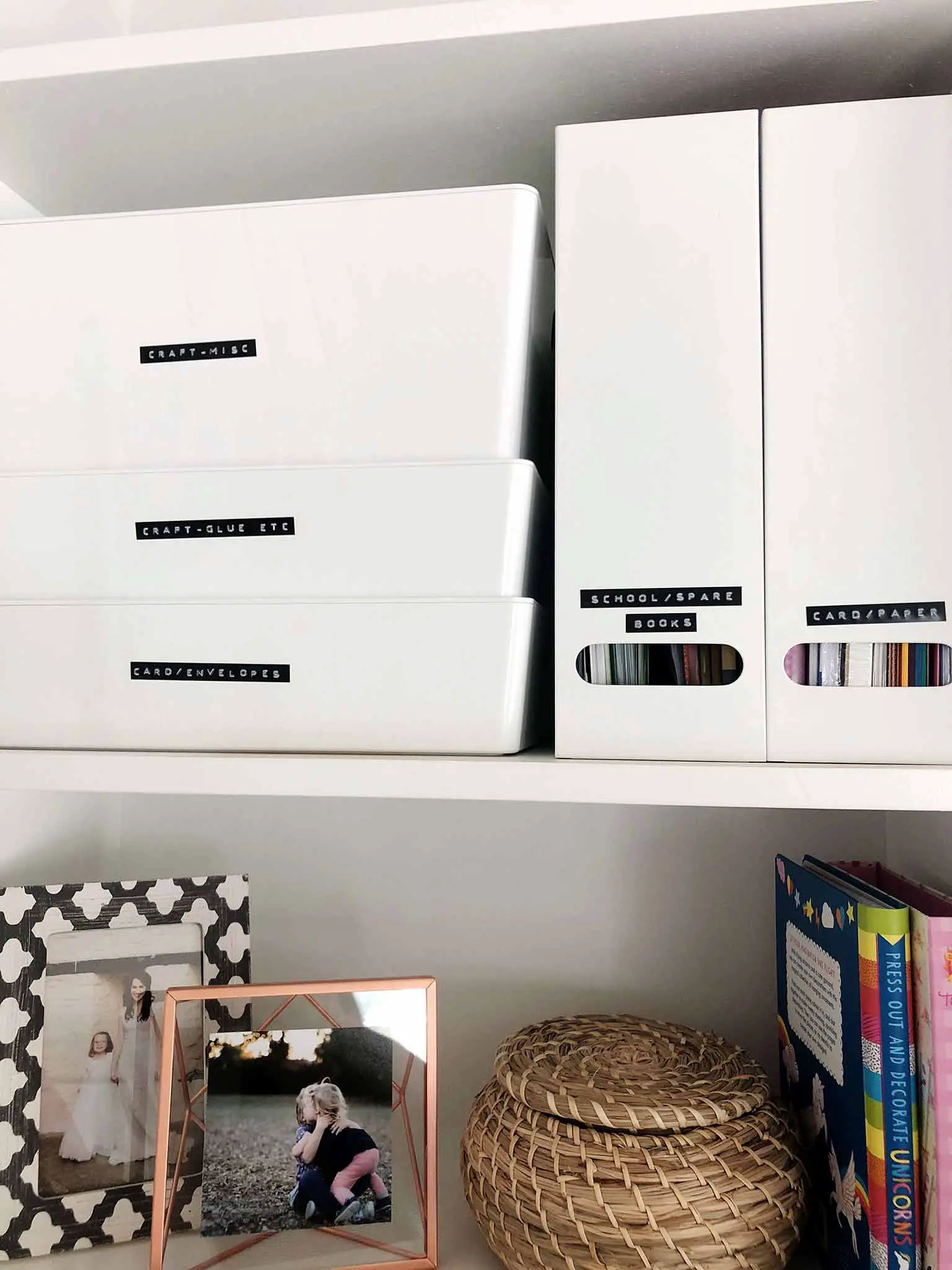 Using a label maker to organize your craft supplies - That Homebird Life Blog