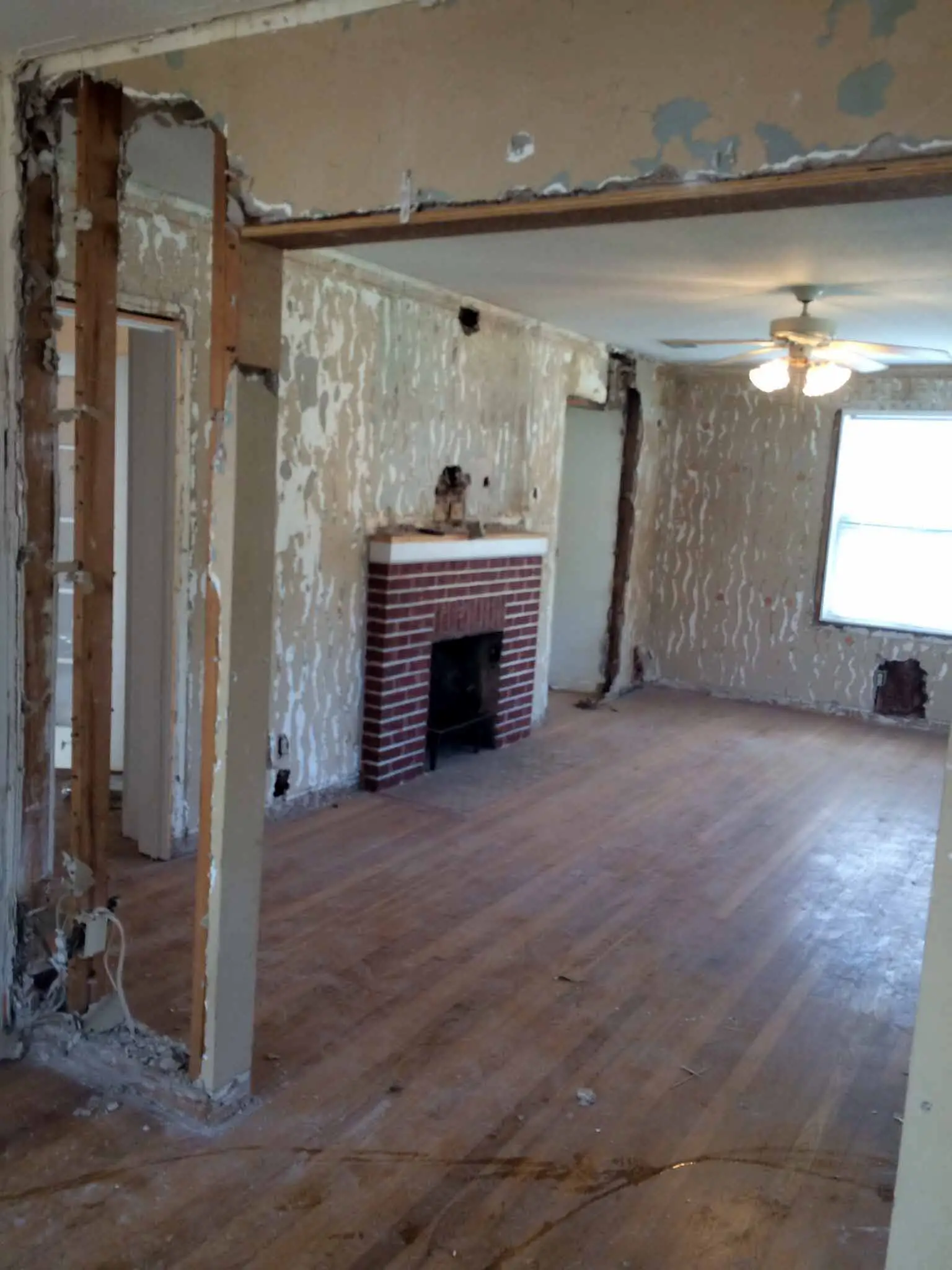 Living Room Renovation In Progress - That Homebird Life