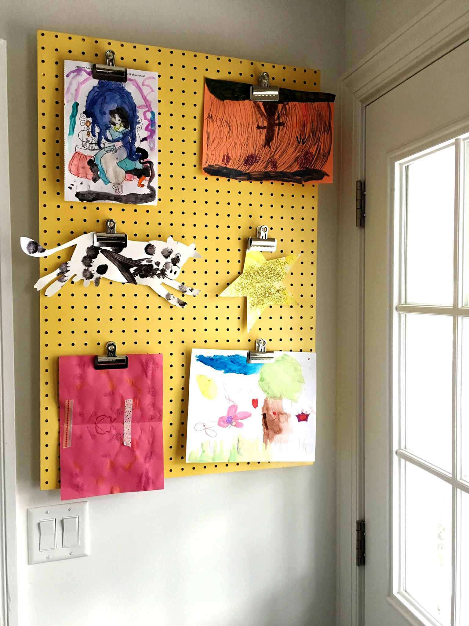 Kids' Artwork Organization {Organizing Life}