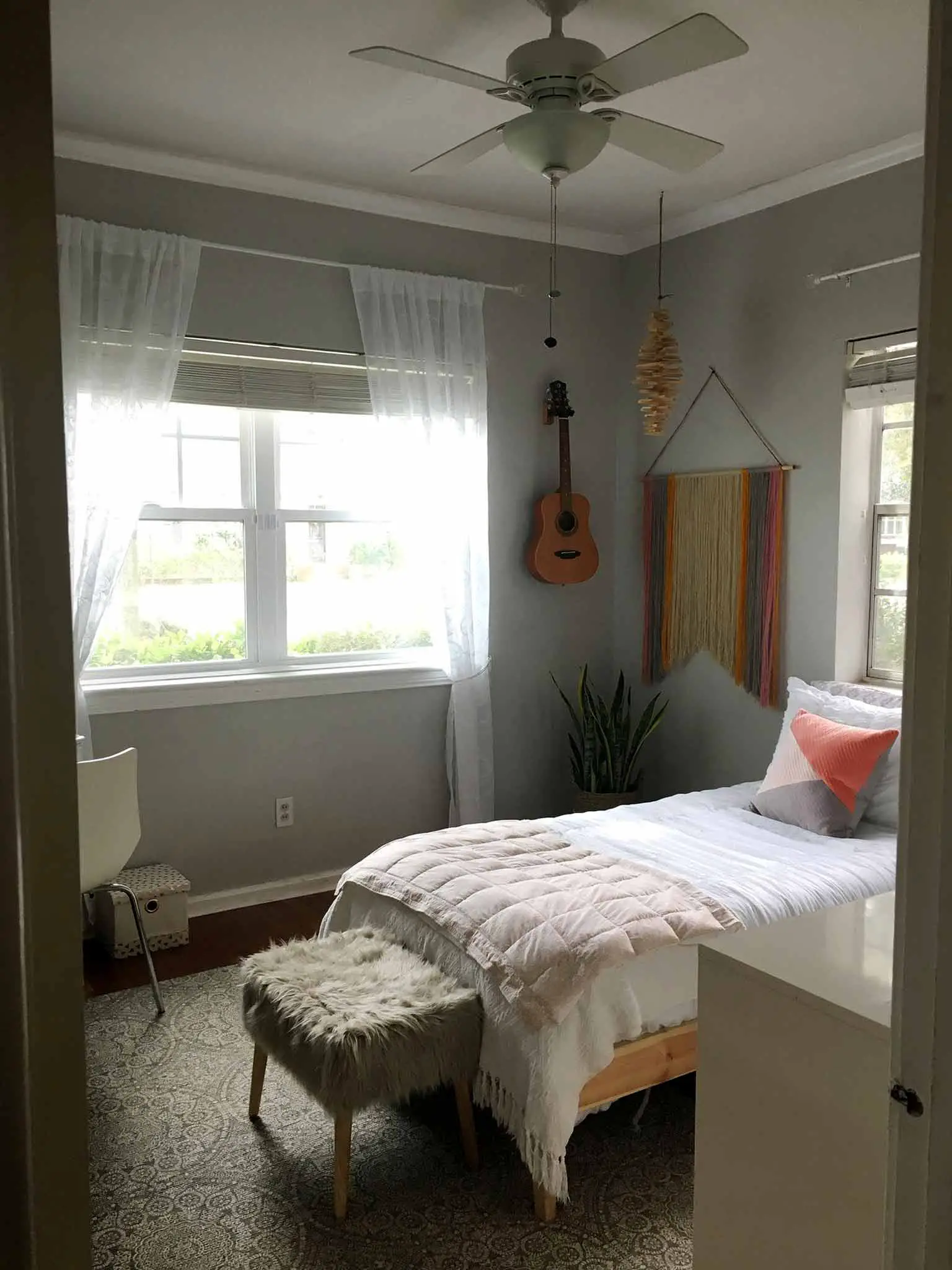 After the makeover - modern boho tween bedroom - That Homebird Life Blog