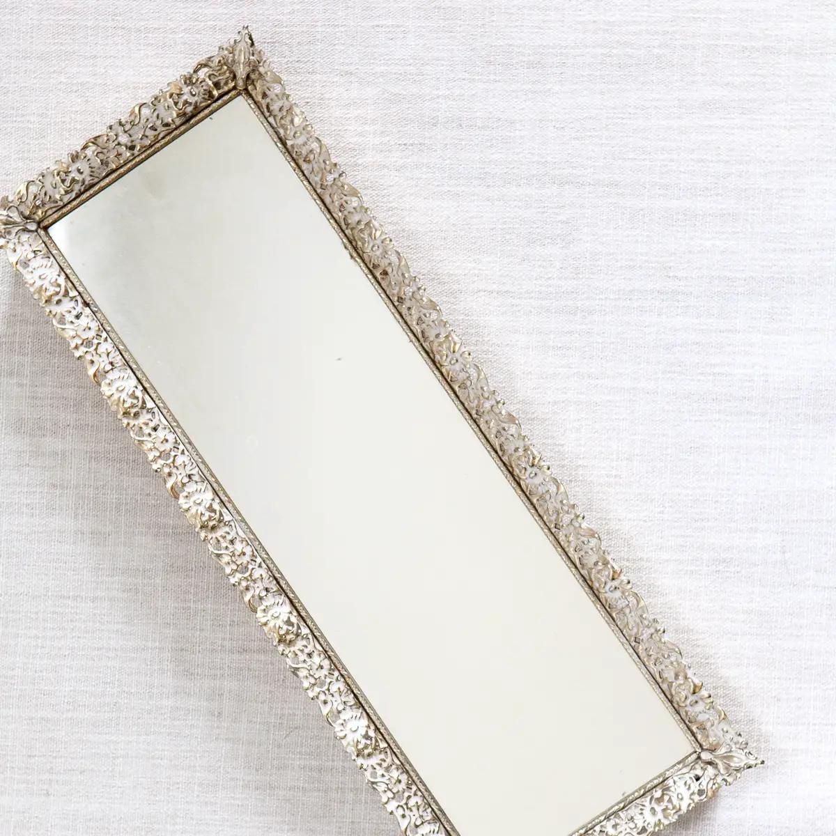Master Bedroom Etsy Finds Brass Jewelry Tray - The One Room Challenge - That Homebird Life Blog