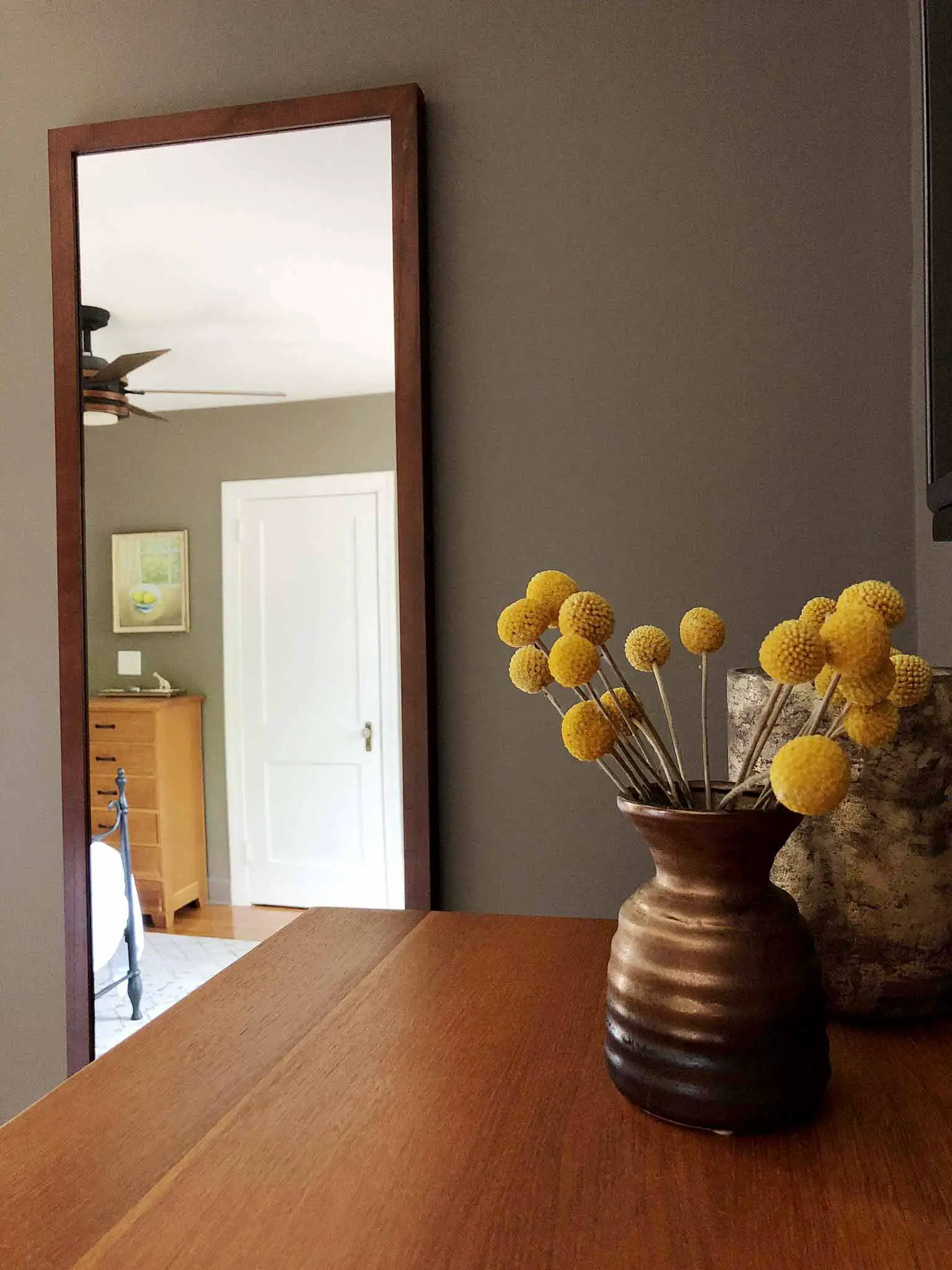 Mid Century Modern Boho Master Bedroom Reveal - The One Room Challenge - That Homebird Life Blog
