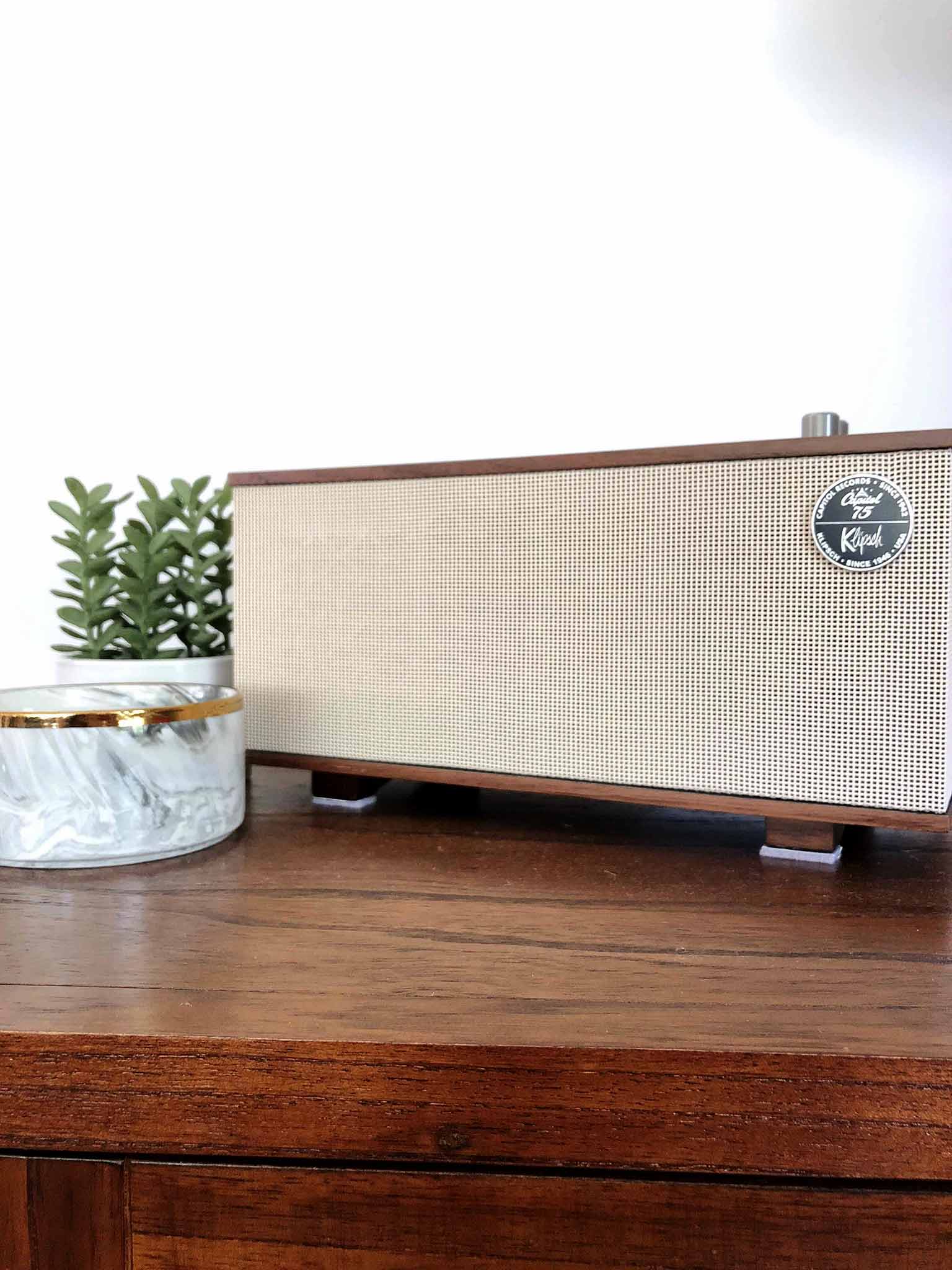 Klipsch The Capitol One Bluetooth Tabletop Speaker That Homebird Life Blog