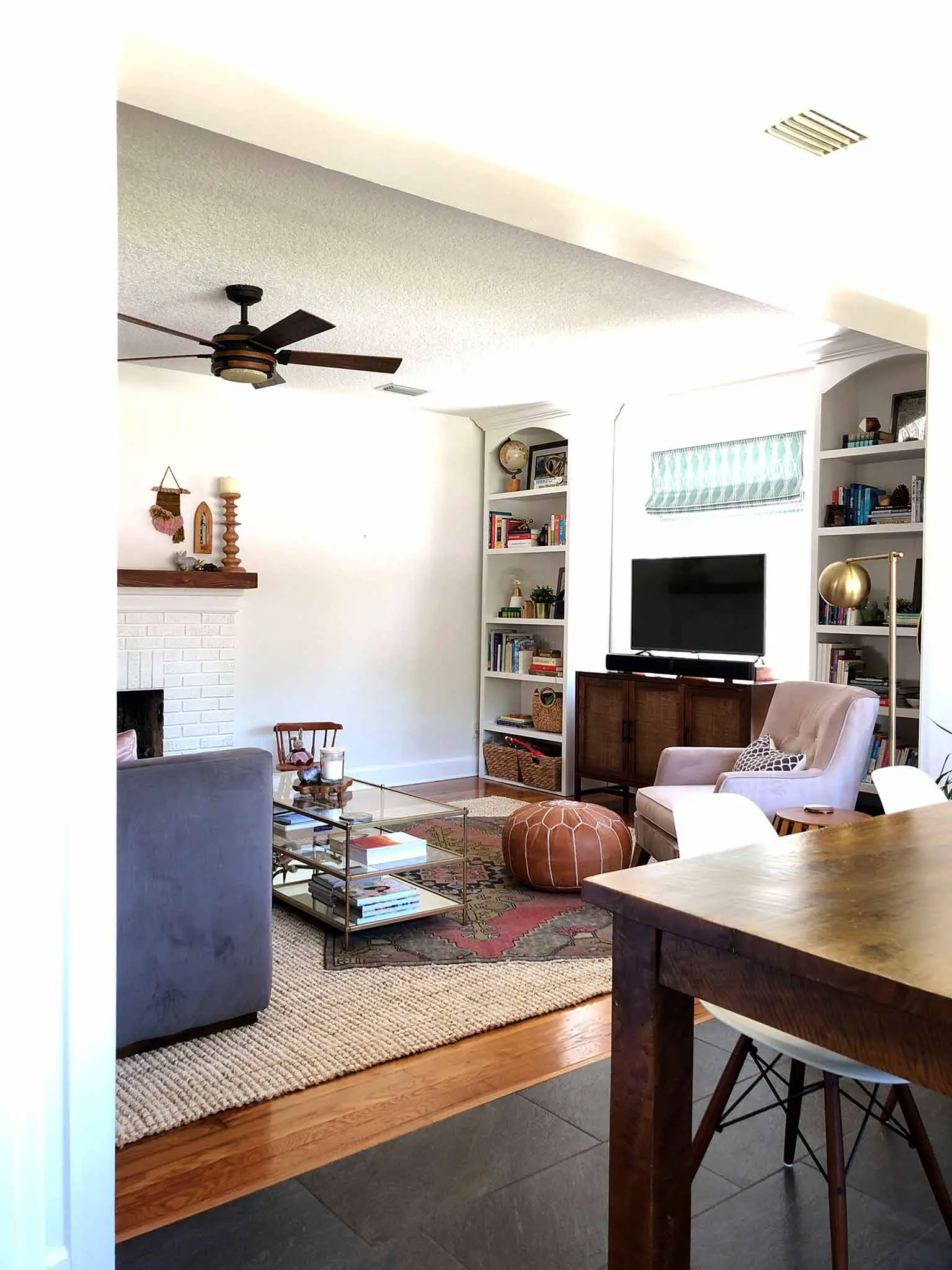 Layered and cozy living room - progress - That Homebird Life Blog
