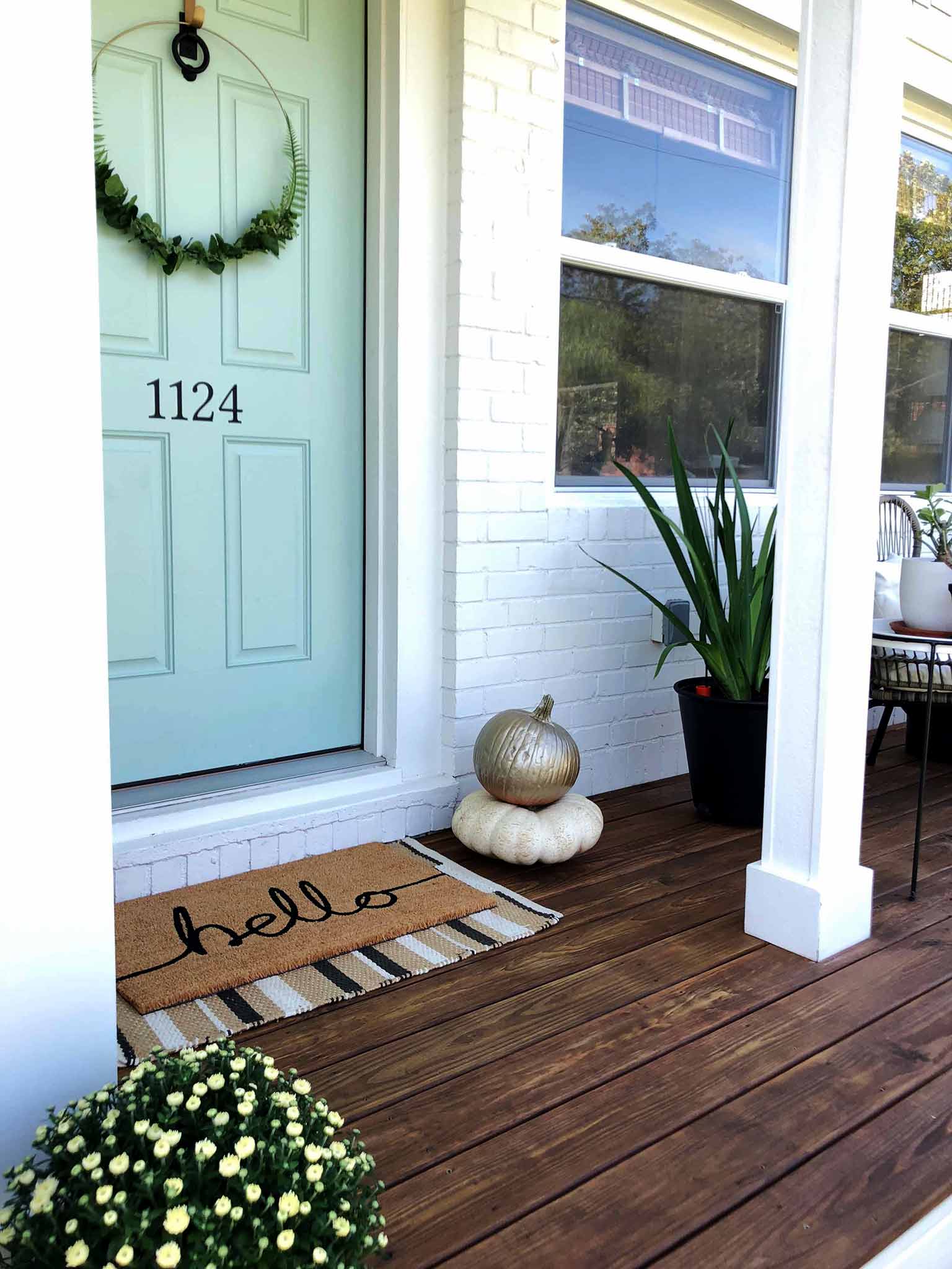 How I Refreshed and Decorated My Front Porch for Fall