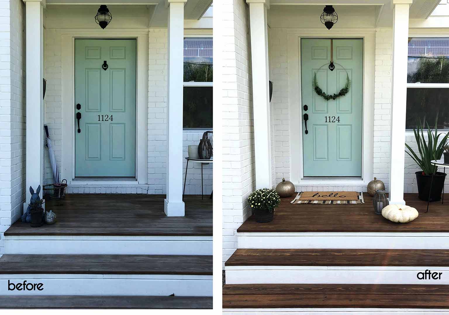 How I Refreshed and Decorated My Front Porch for Fall