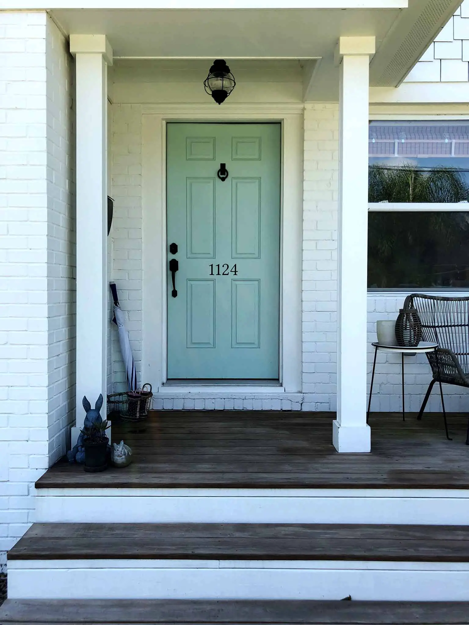 Front porch before - That Homebird Life Blog