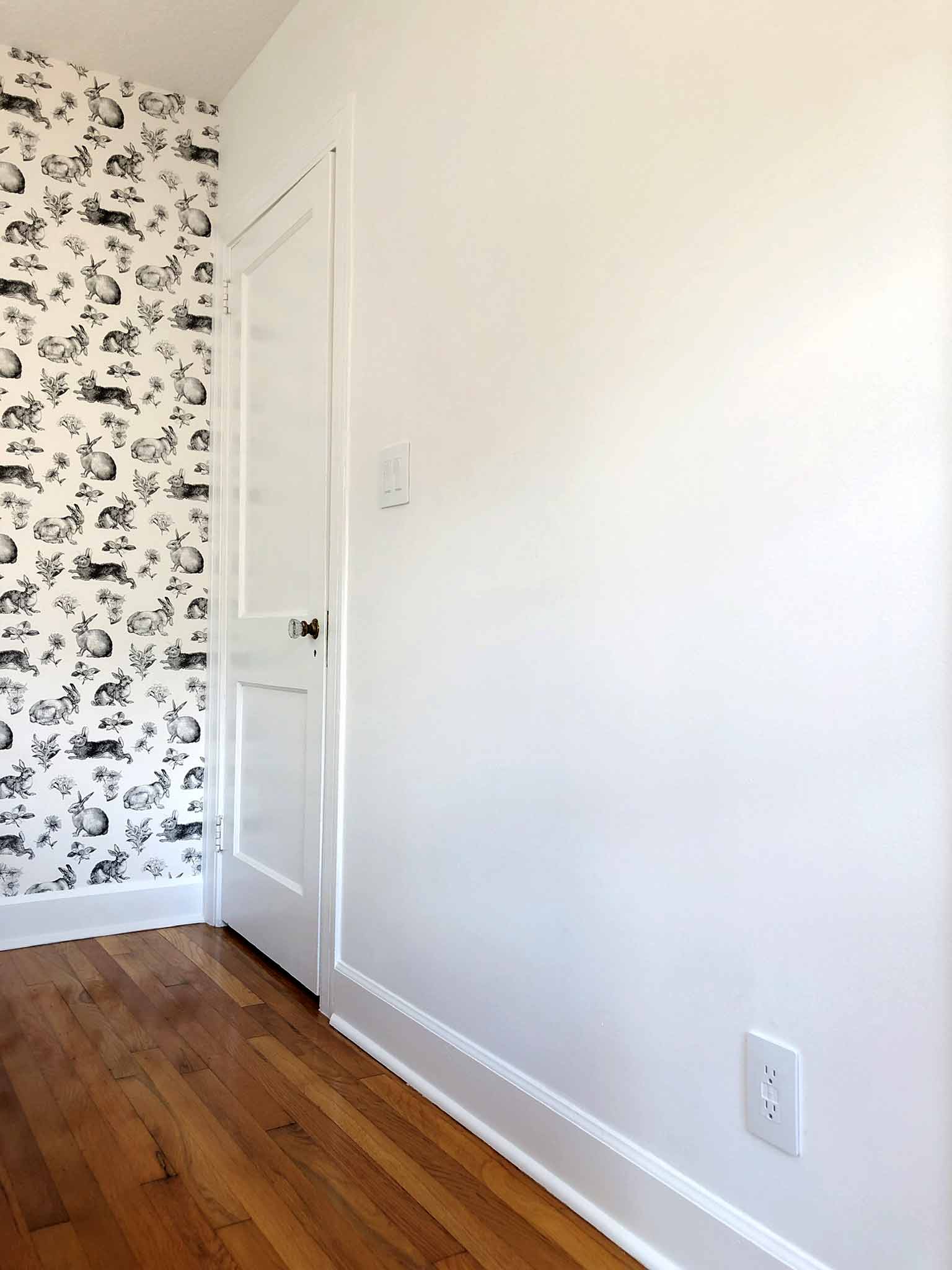 Patching, Painting, and (Wall)Papering: One Room Challenge Week Three