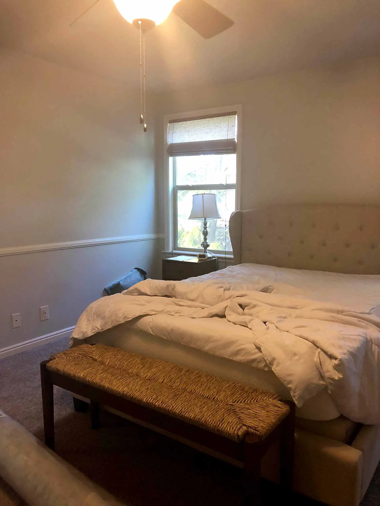 BEFORE - Mid Century Modern, Coastal, Master Bedroom Makeover - That Homebird Life Blog