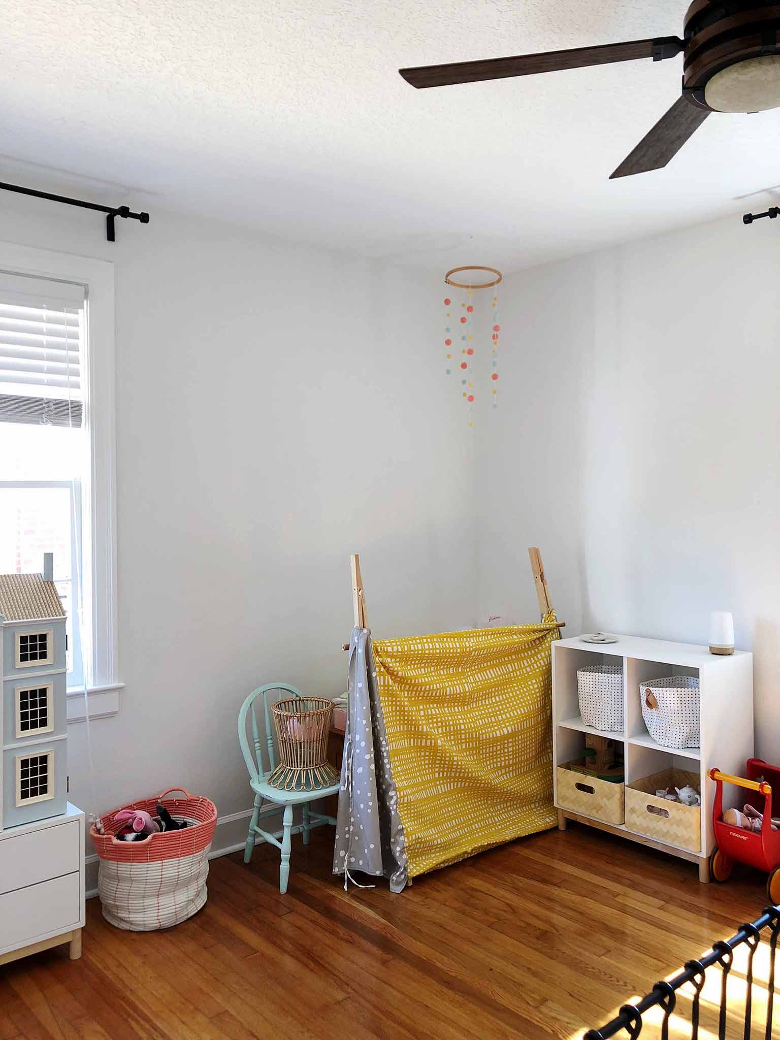 Girls' Bedroom Progress - Guest Participant of the One Room Challenge - That Homebird Life Blog