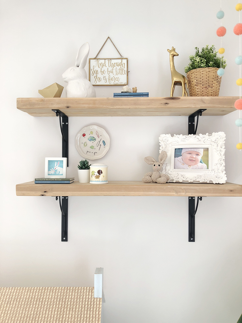 wooden wall shelves