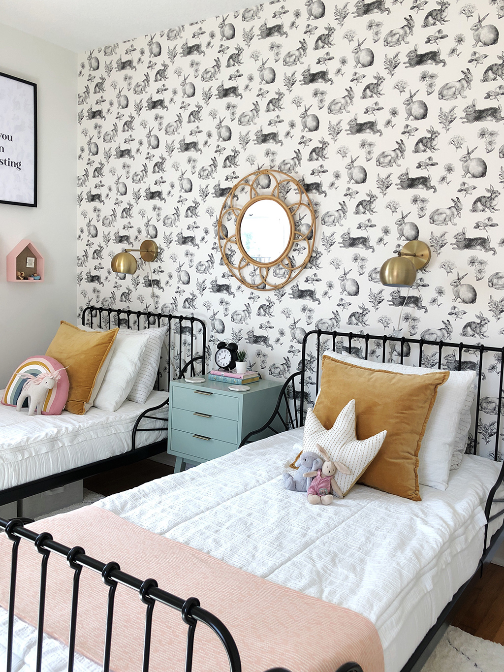 Girls' Bedroom Reveal: One Room Challenge Week Six!