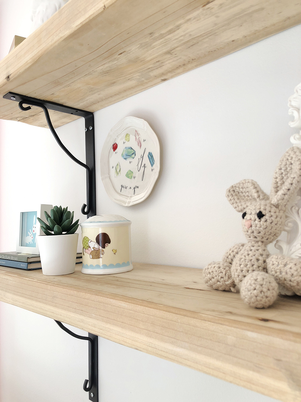 wooden wall shelves