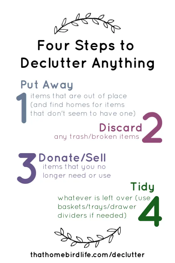 Join my FREE 10 Day Declutter and learn how to simplify your space, plus get a free printable to help track your progress! #declutter #declutteryourhome #printables
