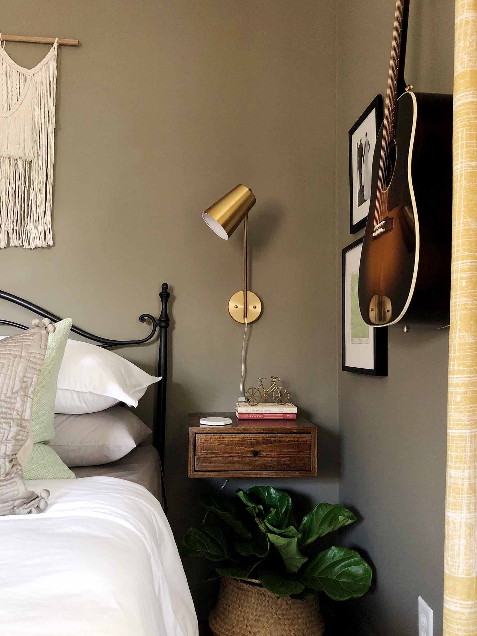 master bedroom nightstand details