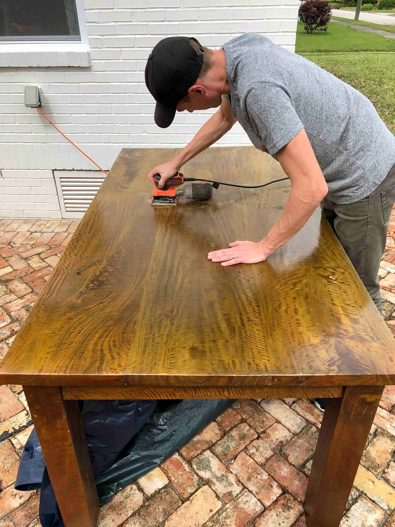 04 Dining Room Table Refinishing Furniture One Room Challenge Guest Participant That Homebird Life Blog 