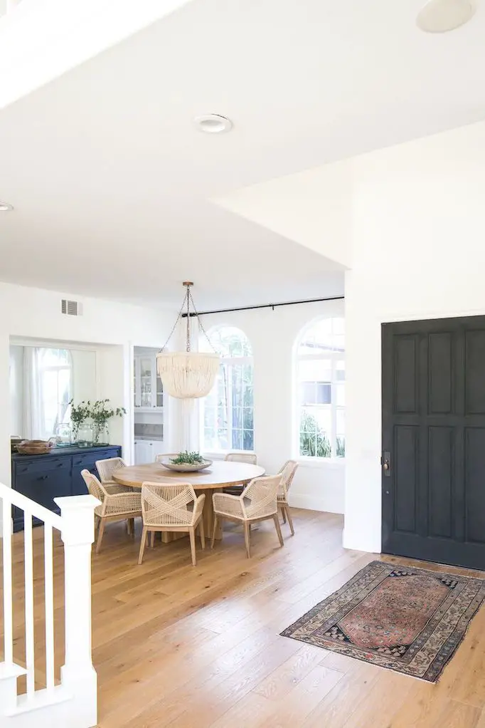 dining room and entryway