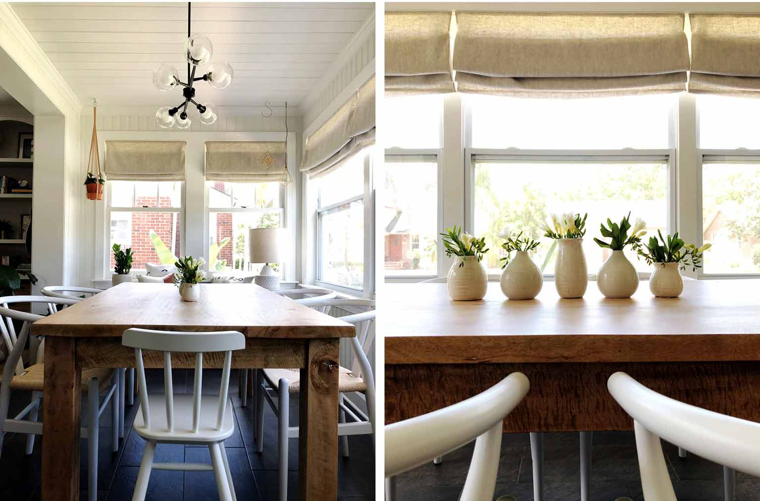 dining room and entryway