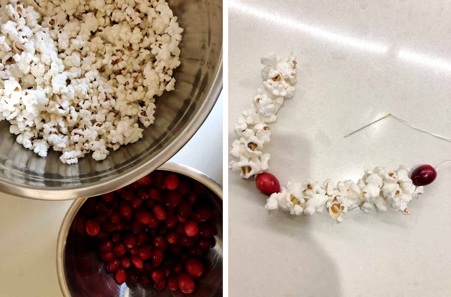 How to Make a Cranberry Garland 