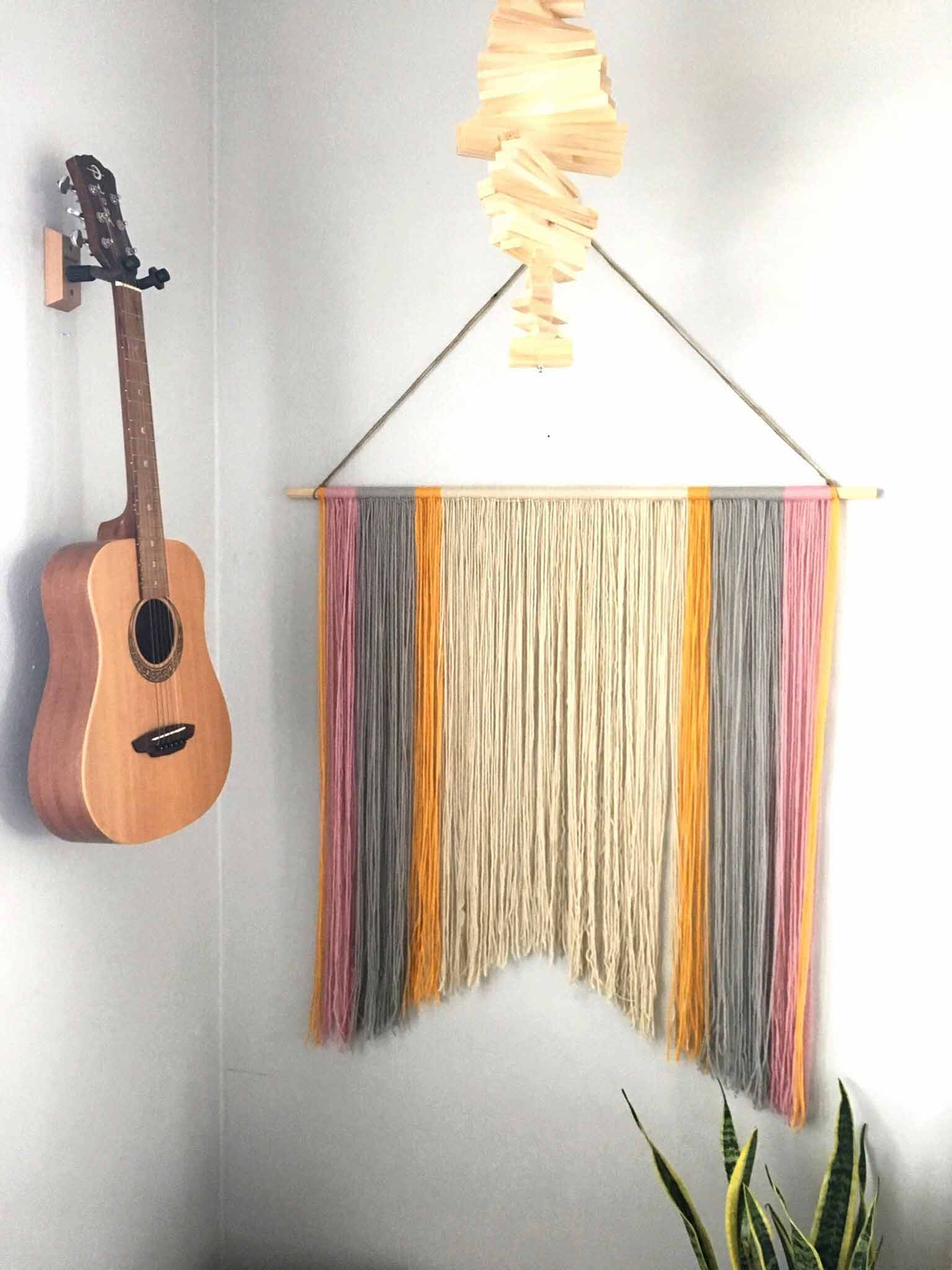 finished Yarn Wall Hanging