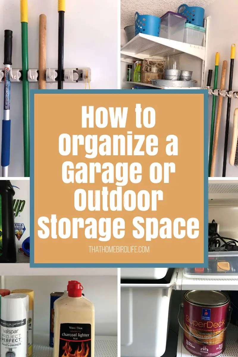 How I Organized Our Outdoor Storage