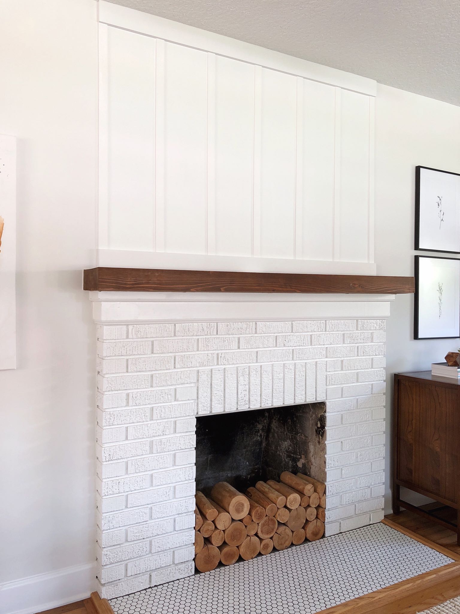 DIY Board and Batten Tutorial: Creating a Focal Point Above the Fireplace