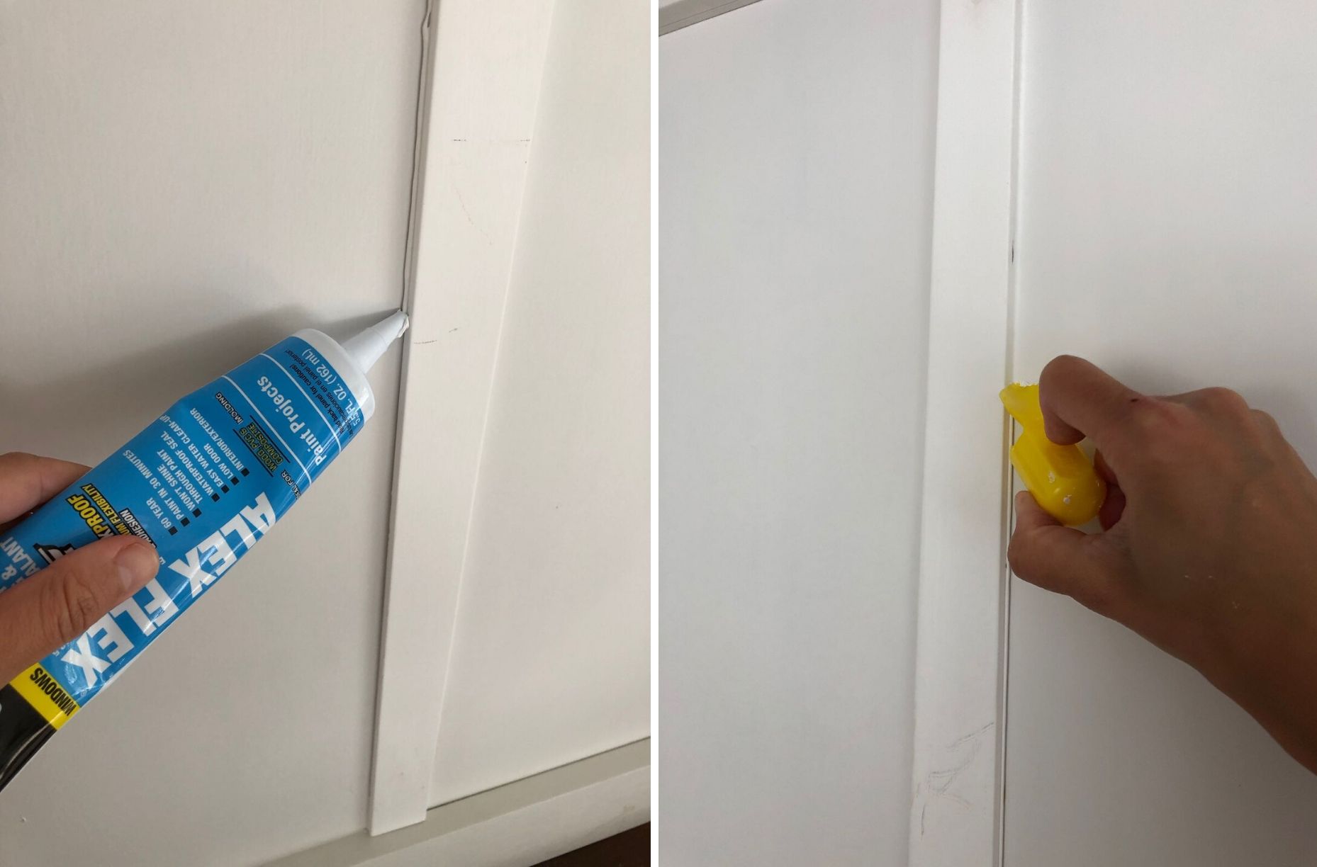 caulking using a dap cap