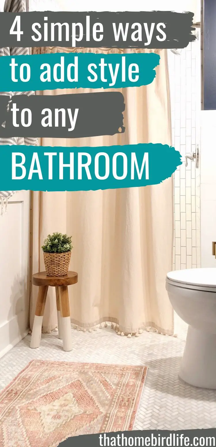 four simple ways to add style to any bathroom