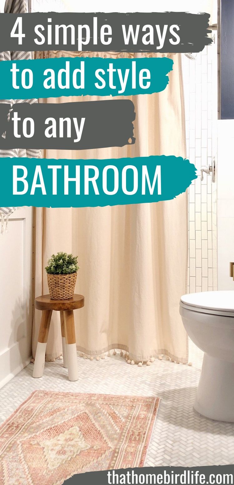 Four Simple Ways to Add Style to Any Bathroom