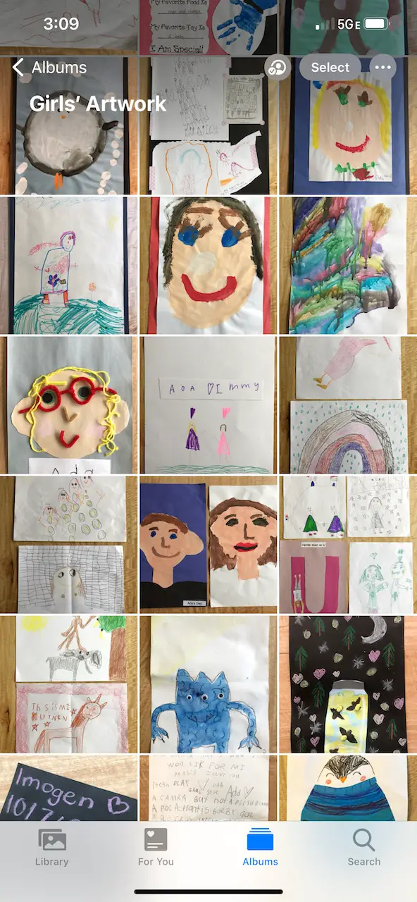 Organize Kids' Artwork - So Much Better With Age