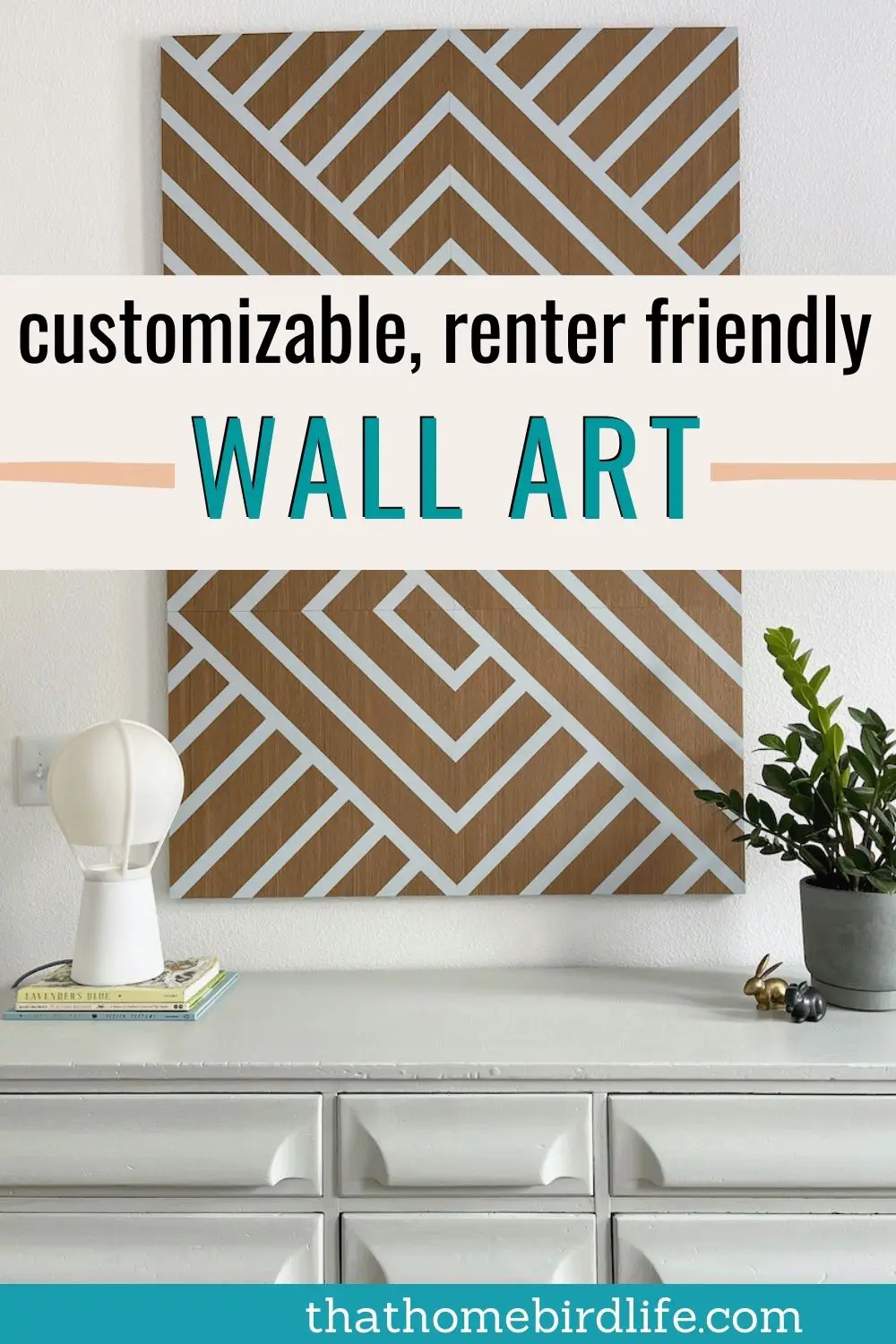 Customizable, renter friednly wall art