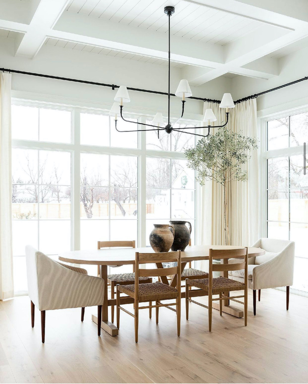 dining room coffered ceiling inspiration