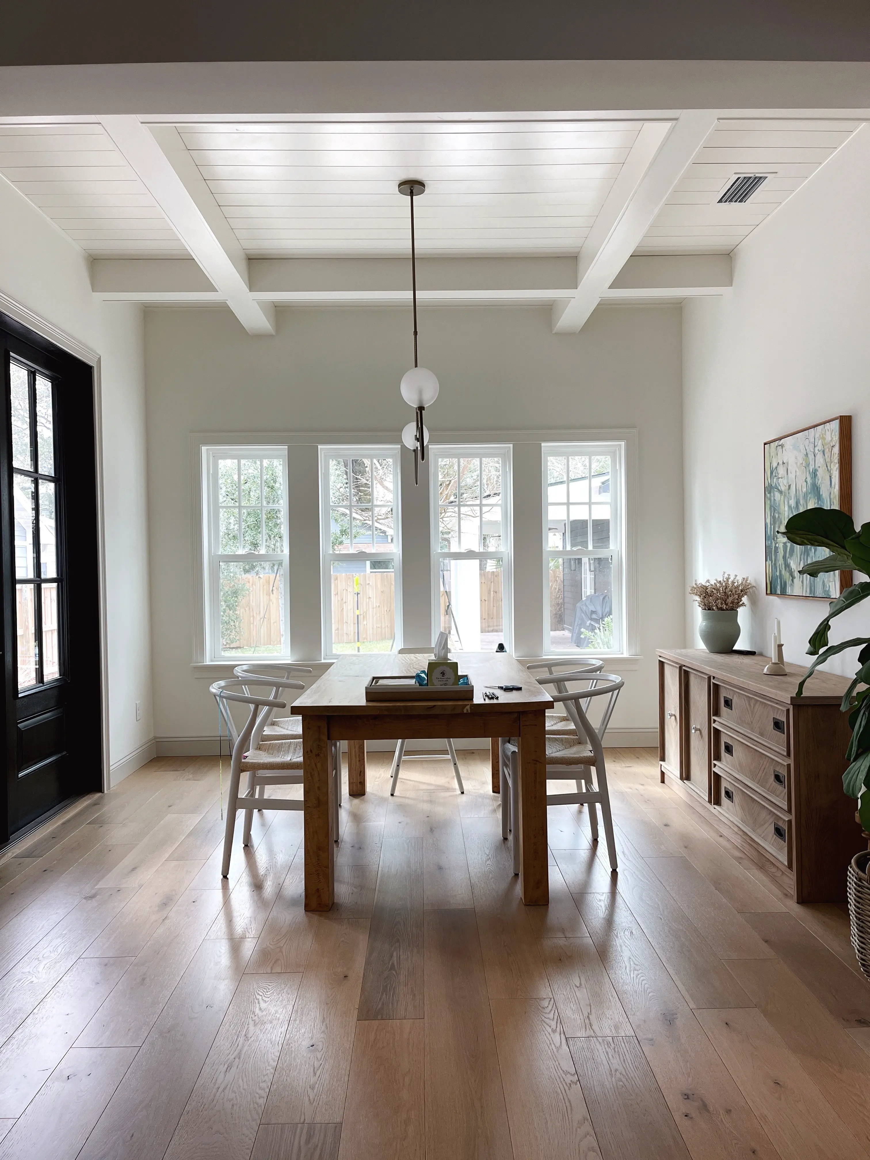 dining room with wooden table